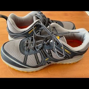 Merrell Mens Trail Hace Hiking Shoe - Size 10 - Navy/Old Gold